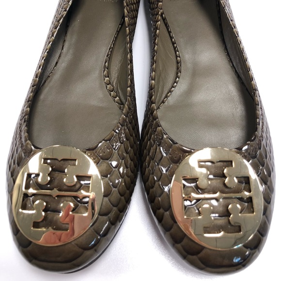 Tory Burch Shoes - Tory Burch Snakeskin Print Flats